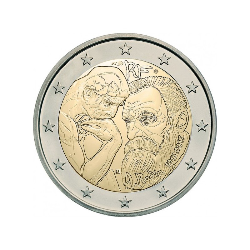 Piece De 2 Euros A Rodin Valeur