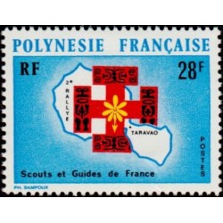 Timbre Polynésie n°91 2ème...