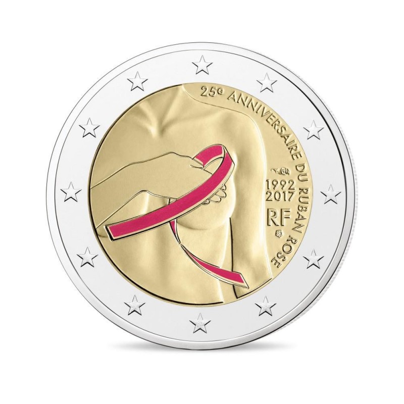 Pièce De 2 Euro Cancer Du Sein Valeur
