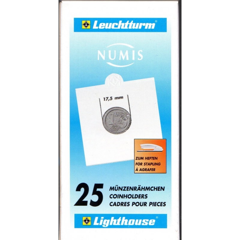 Classeur numismatique leuchtturm numis bleu pour pièces de monnaie