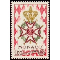 Timbre Monaco n°490 Ordre...