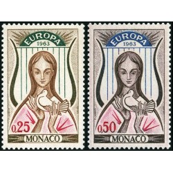 Timbre Monaco n°618 et 619...