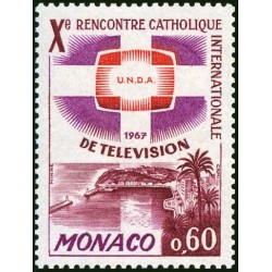 Timbre Monaco n°706 10ème...
