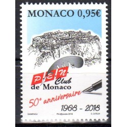 Timbre Monaco n°3156 50ème...