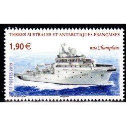 Timbre TAAF n°893 Le Champlain