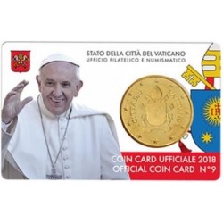 Vatican Coin Card n°9 2018...