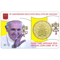 Vatican Coin Card n°10 2019...