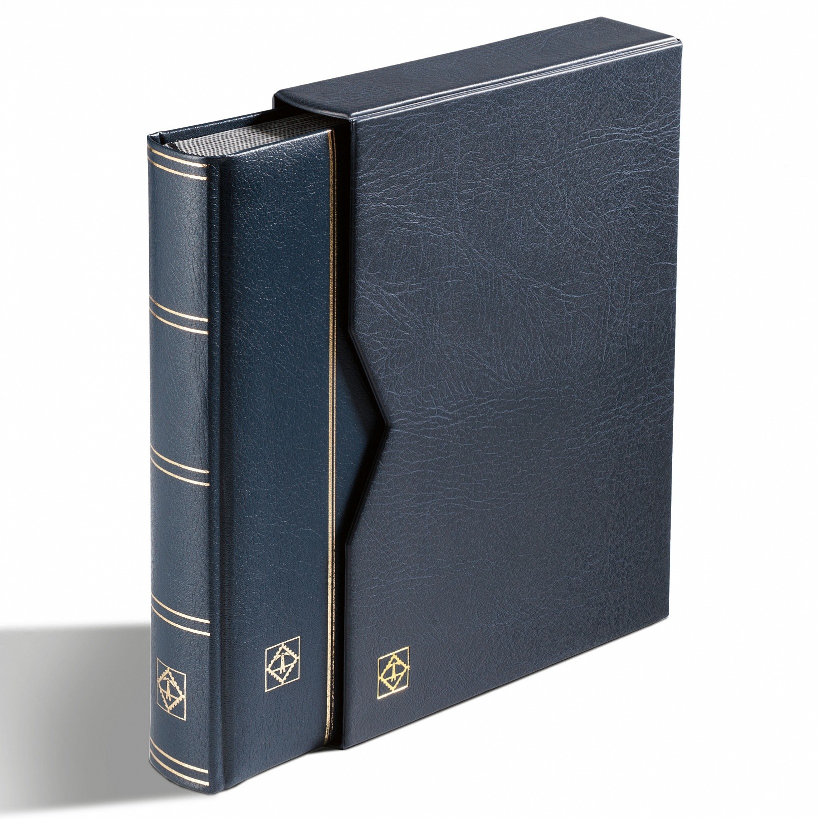 Leuchtturm - Classeur pour timbres PREMIUM 64 ou 32 pages avec étui - Bild 4 von 7