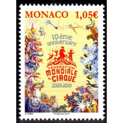 Timbre Monaco n°3165 10ème...