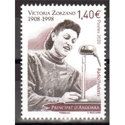 Timbre Andorre Français...