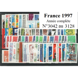 Timbres France 1997 année...