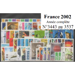 Timbres France 2002 année...
