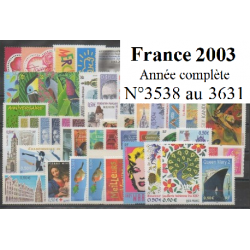 Timbres France 2003 année...