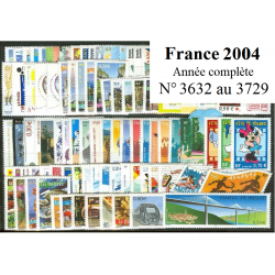 Timbres France 2004 année...