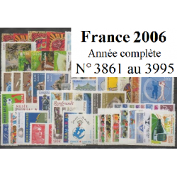 Timbres France 2006 année...