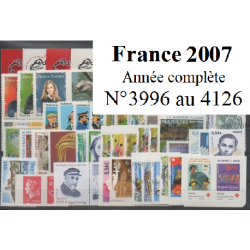 Timbres France 2007 année...