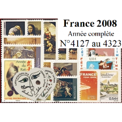 Timbres France 2008 année...