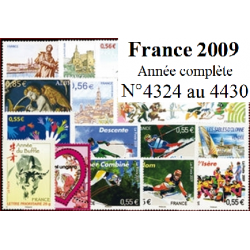 Timbres France 2009 année...