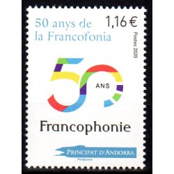 Timbre Andorre Français...