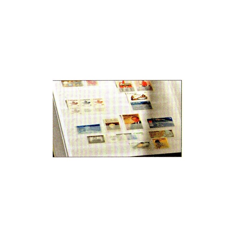LINDNER Classeur Pour Timbres Standard 32 Pages Blanches - Format 230x305x25 Mm Vert