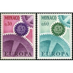 Timbres Monaco n°729 et 730...