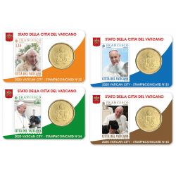 Stamp and Coin Card Vatican...