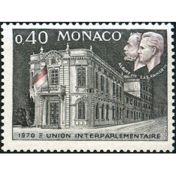 Timbre Monaco n°828 Congrès...
