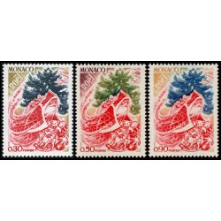 Timbres Monaco n°871 à 873...