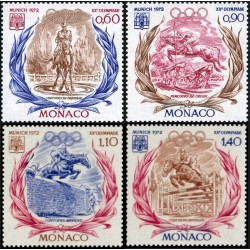 Timbres Monaco n°890 à 893...