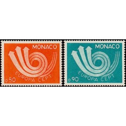 Timbres Monaco n°917 et 918...