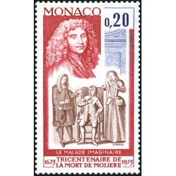 Timbre Monaco n°919 Molière...