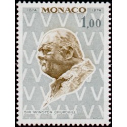 Timbre Monaco n°965 Sir...