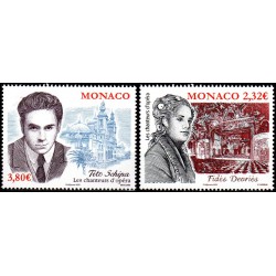 Timbres Monaco n°3221 et...