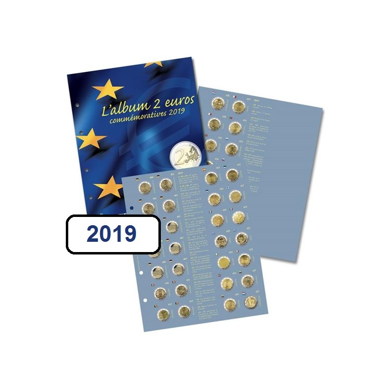 Recharges 2 euros commémoratives 2019 - Yvert et Tellier chez philarama37