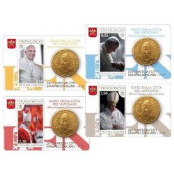 Stamp and Coin Card Vatican...