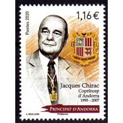Timbre Andorre Français...