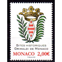 Timbre Monaco n°3241 Sites...