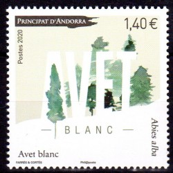 Timbre Andorre Français...