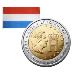 2 Euros commémorative Luxembourg 2004