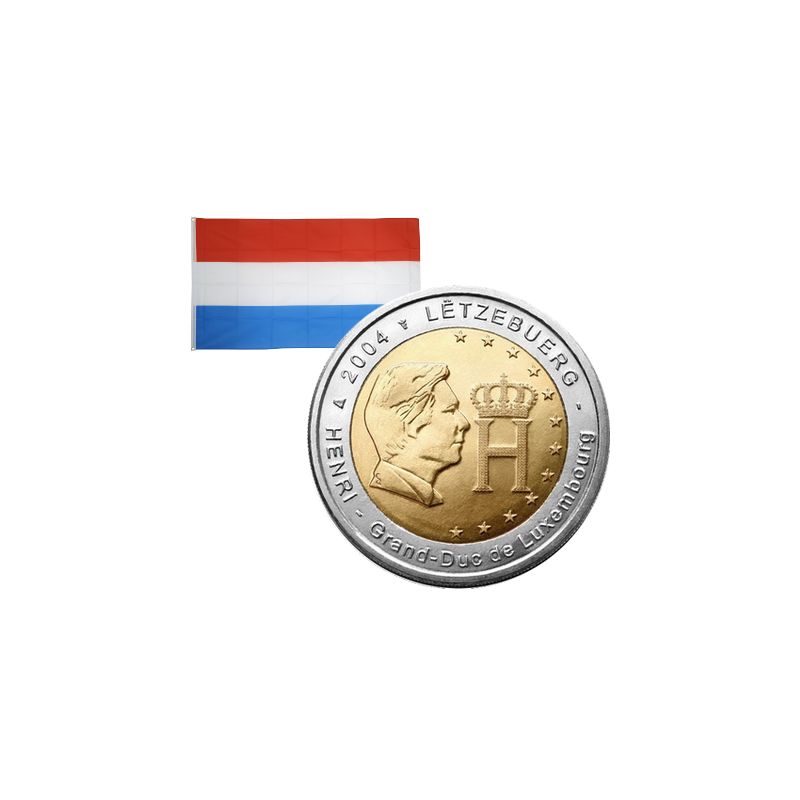 2 Euros commémorative Luxembourg 2004