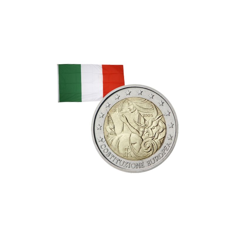 2 Euros commémorative Italie 2005