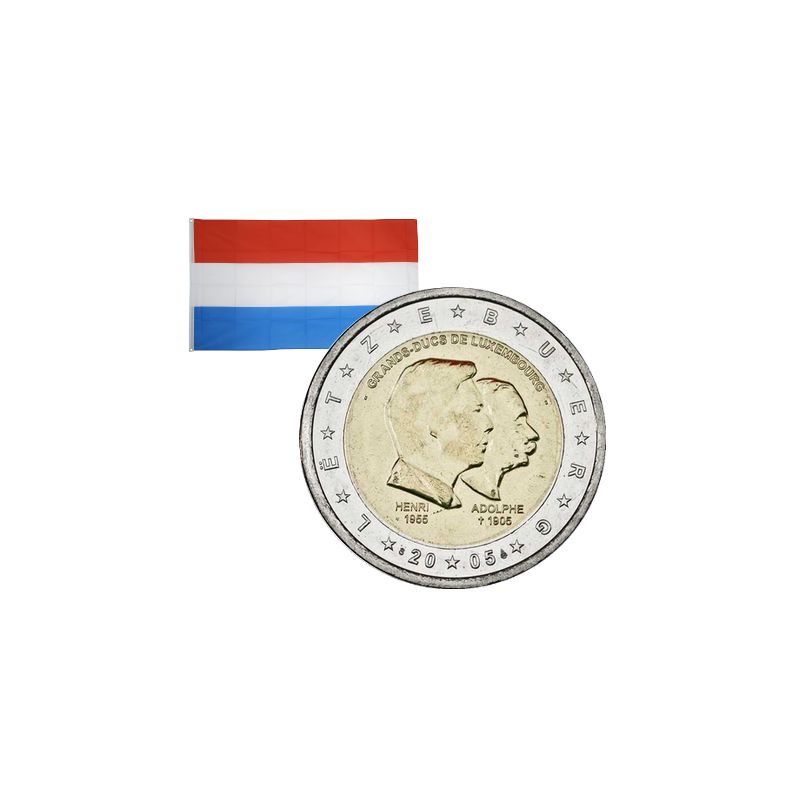 2 Euros commémorative Luxembourg 2005