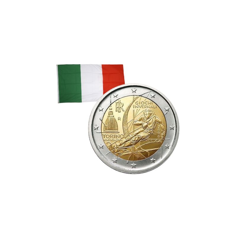 2 Euros commémorative Italie 2006