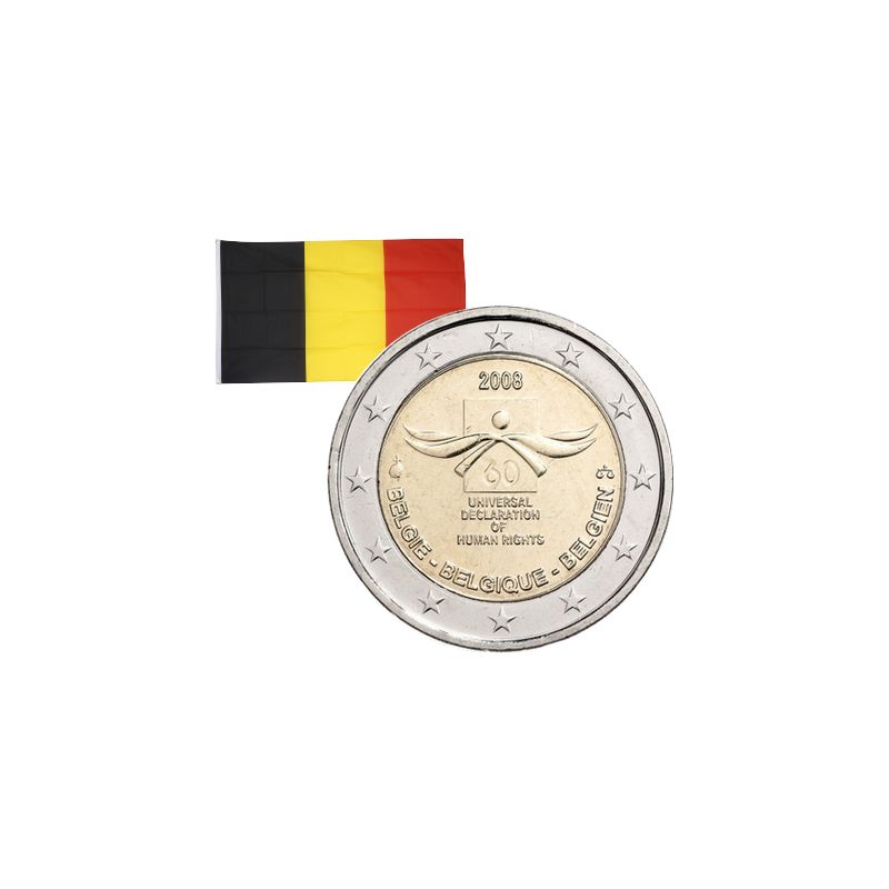 2 Euros commémorative Belgique 2008