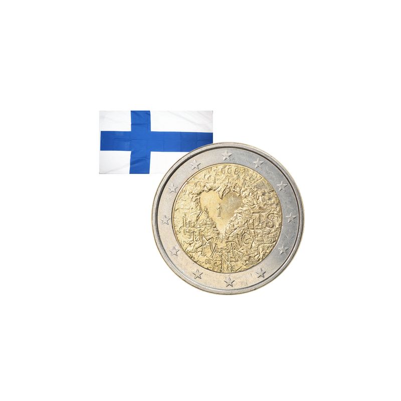 2 Euros commémorative Finlande 2008