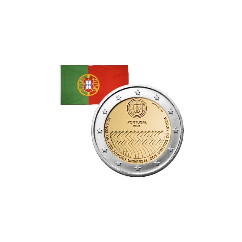 2 Euros commémorative Portugal 2008