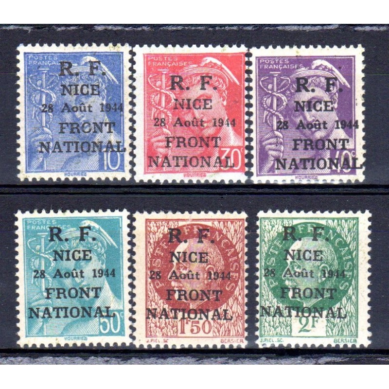 LOT DE 10 FEUILLETS LA LETTRE EN LIGNE F4687 composé de 3 timbres-p