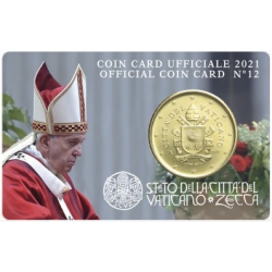 Vatican Coin Card n°12 2021...