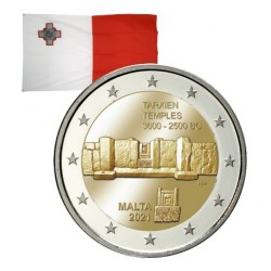 2 Euros commémorative Malte...