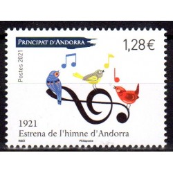 Timbre Andorre Français...